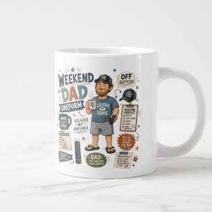 Taza De Café Gigante Papá de fin de semana