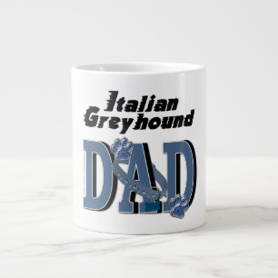 Taza De Café Gigante PAPÁ del galgo italiano