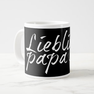 Taza De Café Gigante Papá favorito - letra blanca 00001