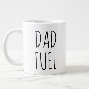 Taza De Café Gigante "Papá Fuel" Sencilla granja moderna