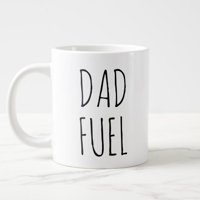 Taza De Café Gigante "Papá Fuel" Sencilla granja moderna (Izquierda)