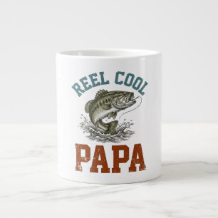 Taza De Café Gigante Papa Genial de Pesca Día del Padre