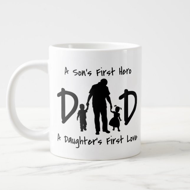 Taza De Café Gigante Papá Mug (Izquierda)