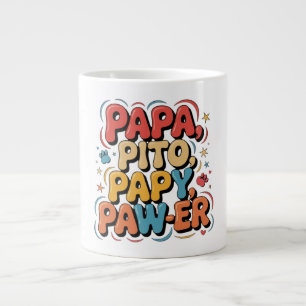 Taza De Café Gigante Papa Pito Pappy Pawer