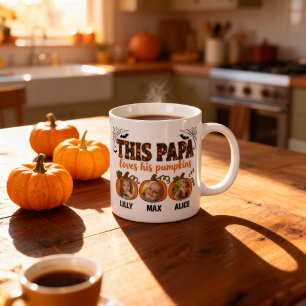 Taza De Café Gigante Papa's Little Pumpkins 3 Foto de Nieto Halloween 