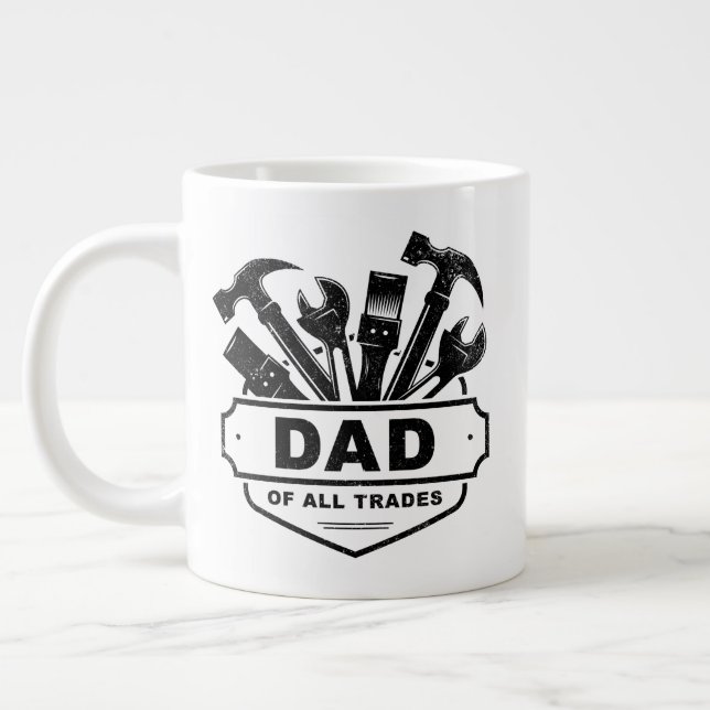 Taza De Café Gigante Papel de todos los oficios - Herramientas de mano  (Izquierda)