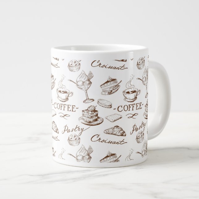 Taza De Café Gigante Papel dulce (Derecha)