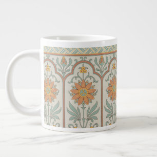 Taza De Café Gigante Papel pintado zen floral japonés Chinoiserie