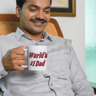 Taza De Café Gigante Papi burgundy mitad texto