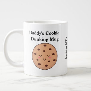 Taza De Café Gigante Papi - Leche y galletas Mug 20 oz