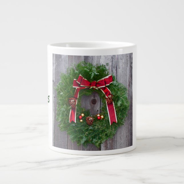 Taza De Café Gigante Papi Navidades Jumbo Mug (Frente)