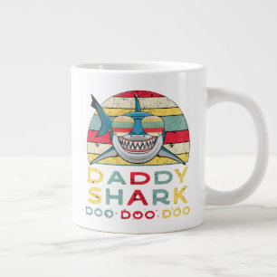 Taza De Café Gigante Papi vintage tiburón "Doo Doo Doo"
