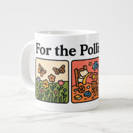 Taza De Café Gigante Para Los Polinizadores