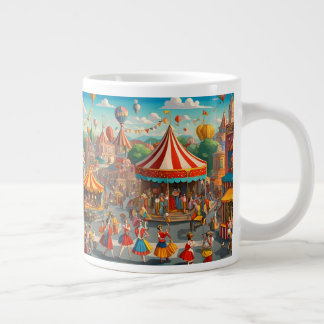 Taza De Café Gigante Parada Circus