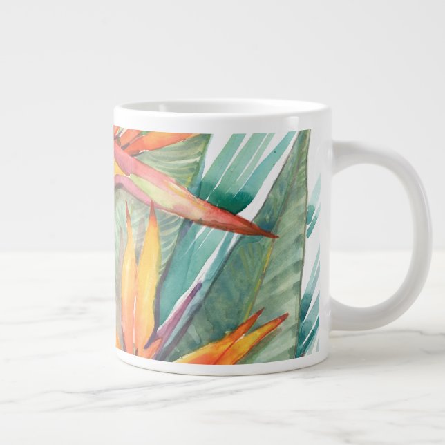 Taza De Café Gigante Paraíso botánico tropical II (Derecha)