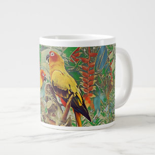 Taza De Café Gigante Parakeets de Sun