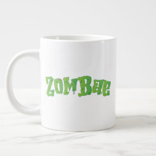 Taza De Café Gigante Pareja familiar de Halloween coincidiendo con Zomb