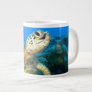 Taza De Café Gigante Pares de la tortuga