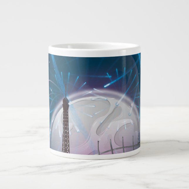 Taza De Café Gigante París (Frente)