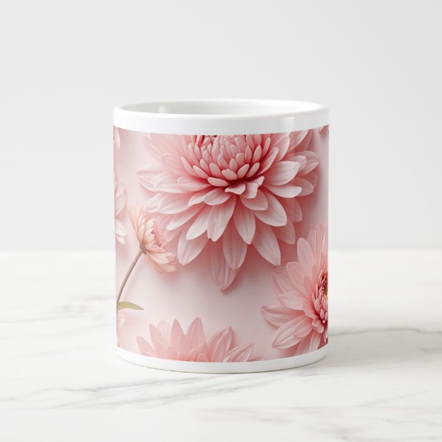 Taza De Café Gigante paro floral (Frente)