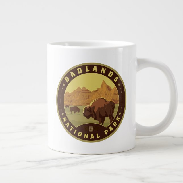 Taza De Café Gigante Parque nacional Badlands (Derecha)
