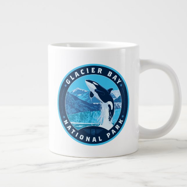 Taza De Café Gigante Parque nacional de la Bahía del Glaciar (Derecha)
