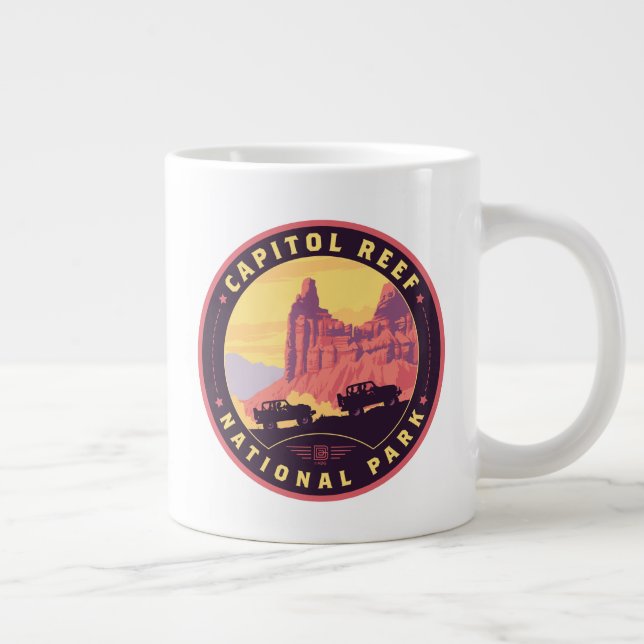 Taza De Café Gigante Parque nacional de los arrecifes del Capitolio (Derecha)