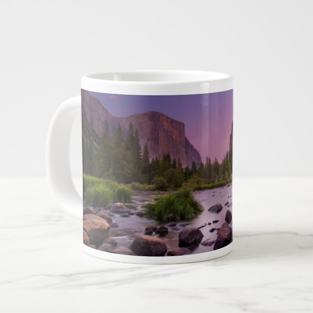 Taza De Café Gigante Parque nacional de Yosemite en la oscuridad (Izquierda)