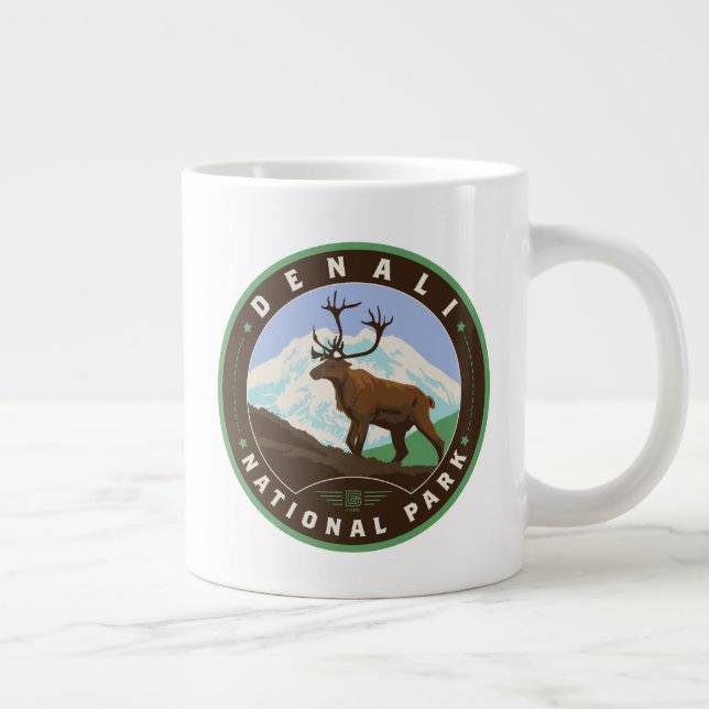 Taza De Café Gigante Parque nacional Denali (Derecha)