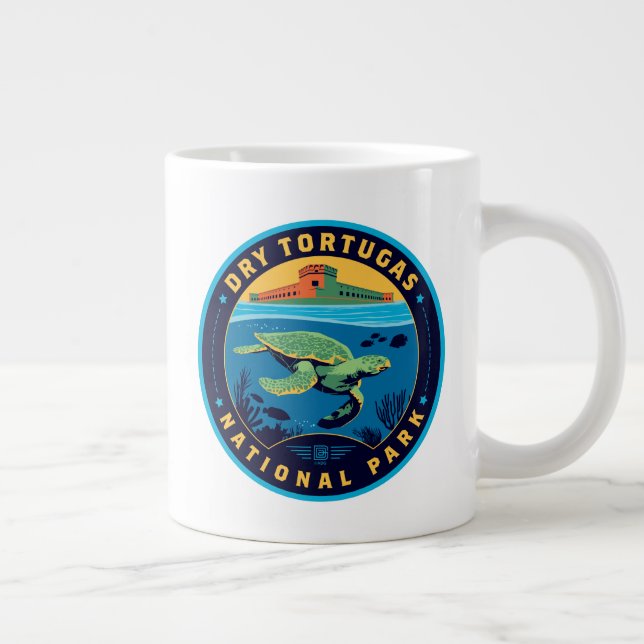 Taza De Café Gigante Parque nacional Dry Tortugas (Derecha)