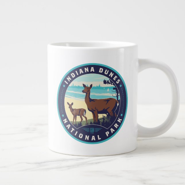 Taza De Café Gigante Parque nacional Dunas de Indiana (Derecha)