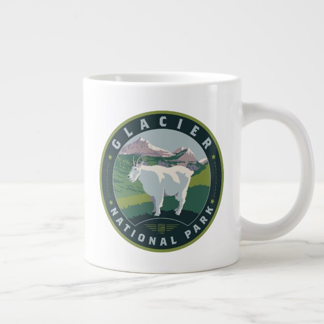 Taza De Café Gigante Parque nacional Glaciar (Derecha)