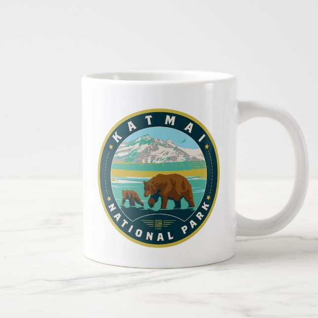 Taza De Café Gigante Parque nacional Katmai (Derecha)