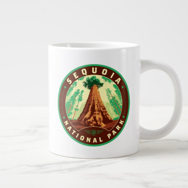 Taza De Café Gigante Parque nacional Sequoia (Derecha)