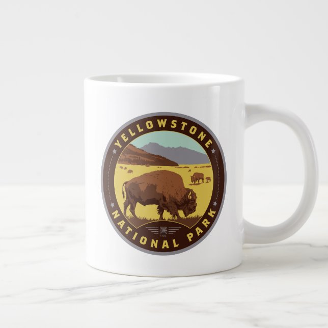 Taza De Café Gigante Parque nacional Yellowstone (Derecha)