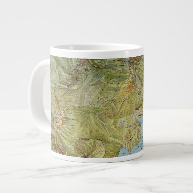 Taza De Café Gigante Parque nacional Yellowstone 2 (Izquierda)