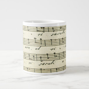 Taza De Café Gigante Partituras antiguas, partitura musical antigua 181