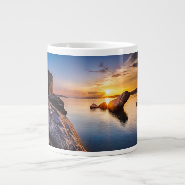 Taza De Café Gigante Pasaje Tranquilo (Frente)