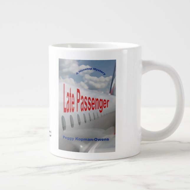 Taza De Café Gigante "Pasajero Tarde" Un Misterio No Parado (Derecha)
