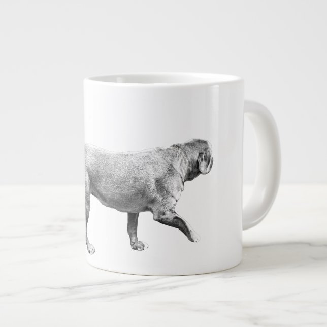 Taza De Café Gigante paso suave con escarcha (Derecha)