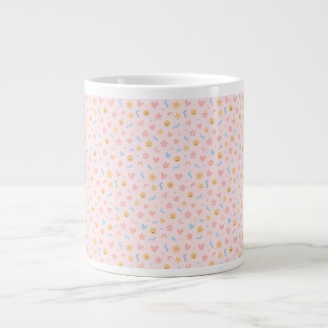 Taza De Café Gigante Pastel color mug (Frente)