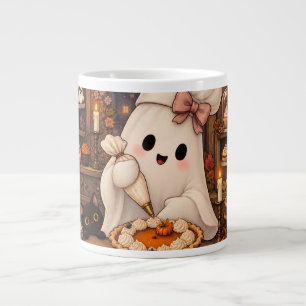 Taza De Café Gigante Pastelero Fantasma Adorable Panadería Embrujada de