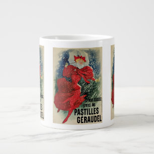Taza De Café Gigante Pastillas Geraudel Art Nouveau Vintage