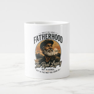 Taza De Café Gigante Paternidad La Verdadera Herencia Día del Padre Vin