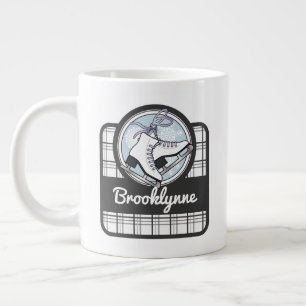 Taza De Café Gigante Patinaje sobre hielo personalizado moderno y lindo