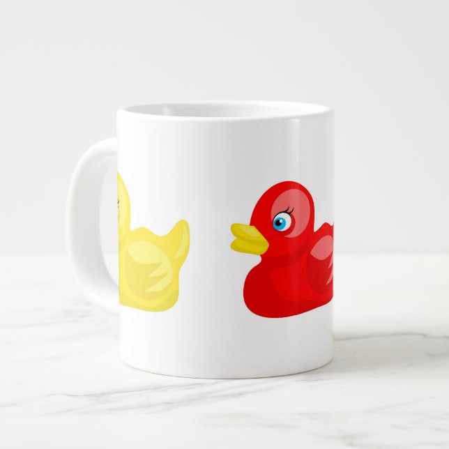 Taza De Café Gigante Patos de goma (Izquierda)