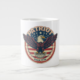 Taza De Café Gigante Patriota desde 1776