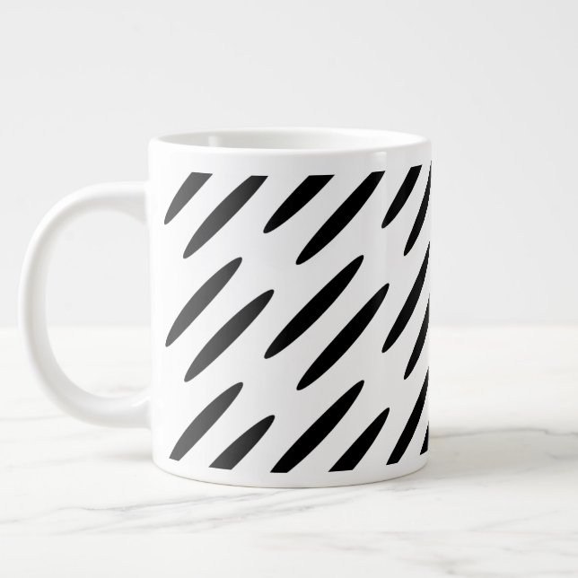 Taza De Café Gigante Patrón abstracto (Izquierda)