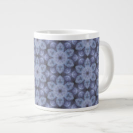 Taza De Café Gigante Patrón azul