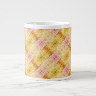 Taza De Café Gigante patrón de acuarela pastel boho